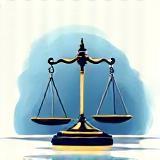 Litigation icon or image representing a gavel or courthouse