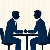 Arbitration icon or image representing mediation or alternative dispute resolution