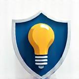 Intellectual property icon or image representing creativity or copyright symbol